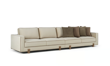 LUSO - 5 seater fabric sofa by Casa Magna - view 3